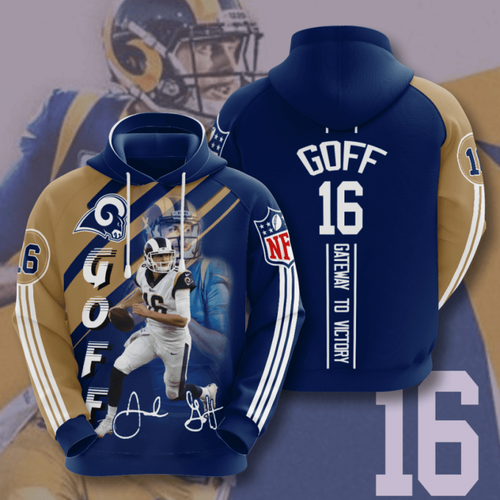 Amazon Sports Team Nfl Los Angeles Rams Hoodie 3D 1 Amazon Sports Team Nfl Los Angeles Rams Hoodie 3D