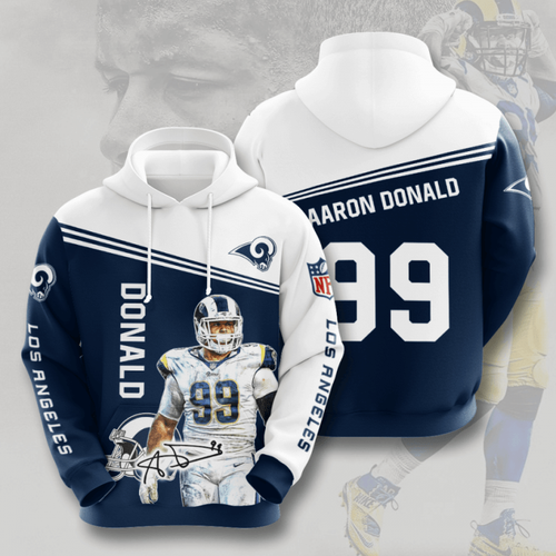 Amazon Sports Team Nfl Los Angeles Rams Hoodie 3D