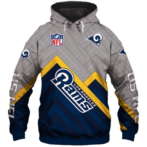 Amazon Sports Team Nfl Los Angles Rams Hoodie 3D 6 Amazon Sports Team Nfl Los Angles Rams Hoodie 3D