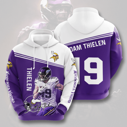 Amazon Sports Team Nfl Minnesota Vikings Hoodie 3D 1 Amazon Sports Team Nfl Minnesota Vikings Hoodie 3D