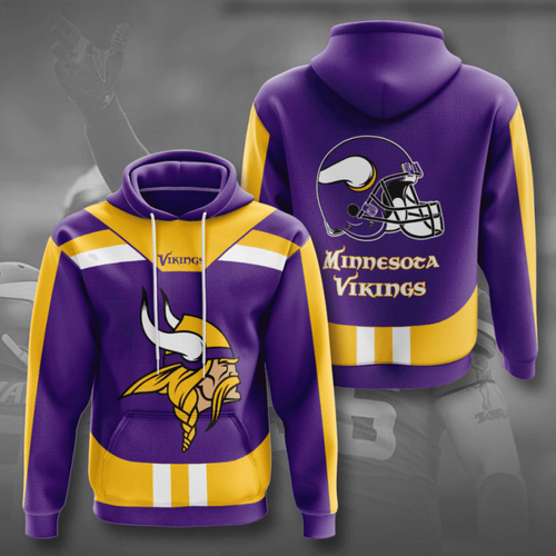 Amazon Sports Team Nfl Minnesota Vikings Hoodie 3D 2 Amazon Sports Team Nfl Minnesota Vikings Hoodie 3D