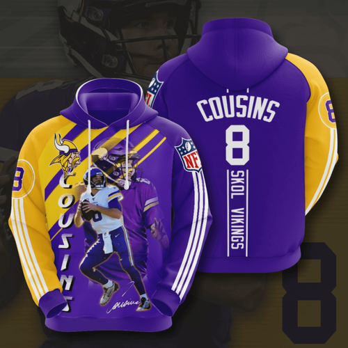 Amazon Sports Team Nfl Minnesota Vikings Hoodie 3D 10 Amazon Sports Team Nfl Minnesota Vikings Hoodie 3D