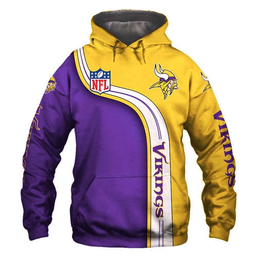 Amazon Sports Team Nfl Minnesota Vikings Hoodie 3D 10 Amazon Sports Team Nfl Minnesota Vikings Hoodie 3D