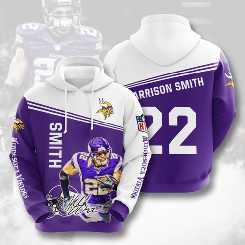 Amazon Sports Team Nfl Minnesota Vikings Hoodie 3D