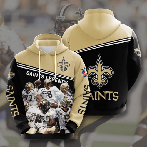 Amazon Sports Team Nfl New Orleans Saints Hoodie 3D