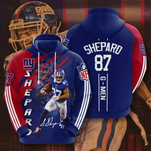 Amazon Sports Team Nfl New York Giants Hoodie 3D
