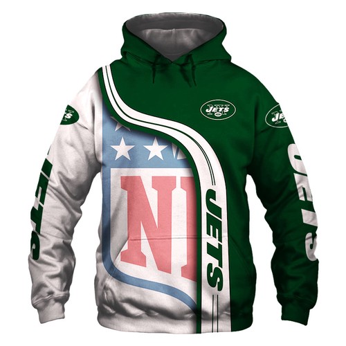 Amazon Sports Team Nfl New York Jets Hoodie 3D 3 Amazon Sports Team Nfl New York Jets Hoodie 3D