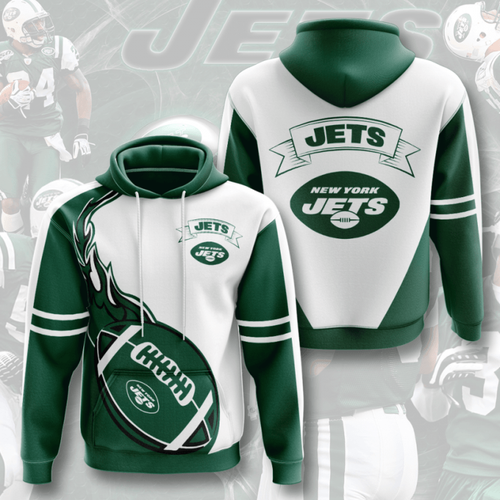 Amazon Sports Team Nfl New York Jets Hoodie 3D