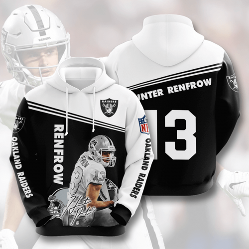 Amazon Sports Team Nfl Oakland Raiders Hoodie 3D 1 Amazon Sports Team Nfl Oakland Raiders Hoodie 3D