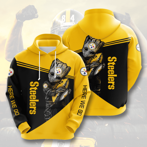 Amazon Sports Team Nfl Pittsburgh Steelers Hoodie 3D