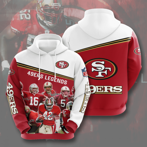 Amazon Sports Team NFL San Francisco Hoodie 3D