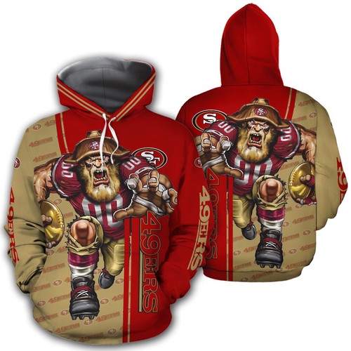 Amazon Sports Team Nfl San Francisco Hoodie 3D 9 Amazon Sports Team Nfl San Francisco Hoodie 3D
