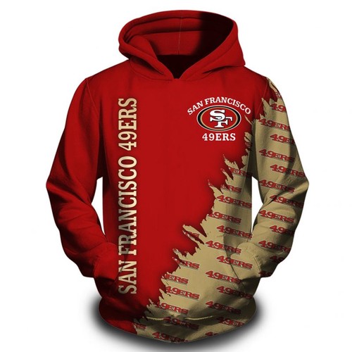 Amazon Sports Team Nfl San Francisco Hoodie 3D