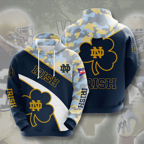 Amazon Sports Team Notre Dame Fighting Irish Hoodie 3D 4 Amazon Sports Team Notre Dame Fighting Irish Hoodie 3D