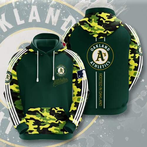 Amazon Sports Team Oakland Athletics Hoodie 3D 1 Amazon Sports Team Oakland Athletics Hoodie 3D
