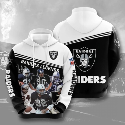 Amazon Sports Team Oakland Raiders Nfl Hoodie 3D 4 Amazon Sports Team Oakland Raiders Nfl Hoodie 3D
