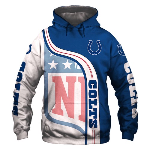 Amazon Sports Team Official Indianapolis Colts Nfl Hoodie 3D
