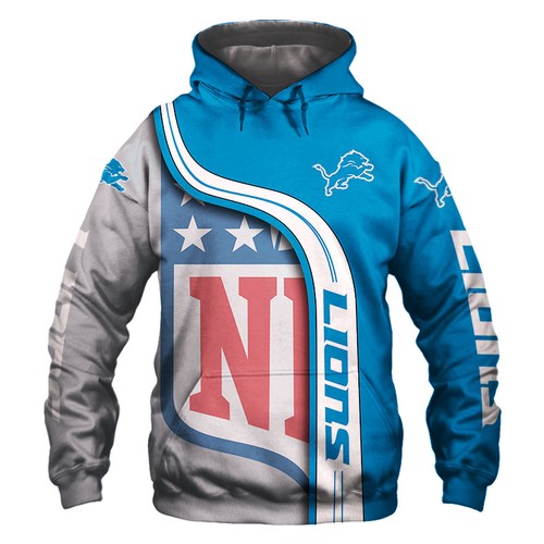 Amazon Sports Team Official Nfl Detroit Lions Team Hoodie 3D