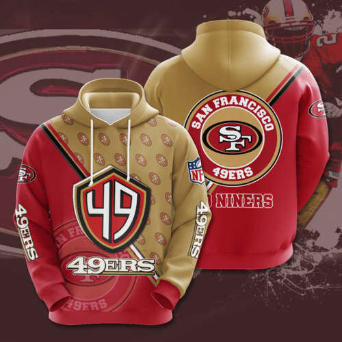 Amazon Sports Team Official Nfl San Francisco Hoodie 3D 2 Amazon Sports Team Official Nfl San Francisco Hoodie 3D