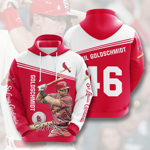 Amazon Sports Team Paul Goldschmidt St Louis Cardinals Hoodie 3D