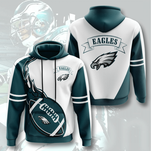 Amazon Sports Team Philadelphia Eagles Hoodie 3D 2 Amazon Sports Team Philadelphia Eagles Hoodie 3D