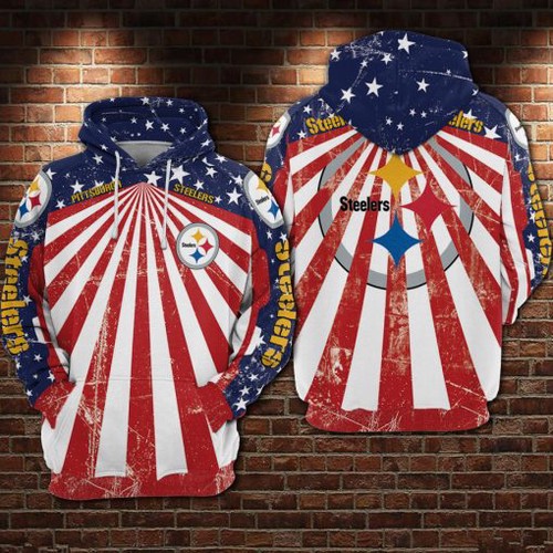 Amazon Sports Team Pittsburgh Steelers Flag England Hoodie 3D