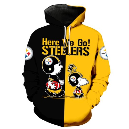 Amazon Sports Team Pittsburgh Steelers NFL Snoopy Charlie Brown Hoodie 3D 4 Amazon Sports Team Pittsburgh Steelers NFL Snoopy Charlie Brown Hoodie 3D
