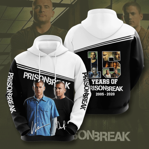 Amazon Sports Team Prison Break Movie Character Anniversary Hoodie 3D 7 Amazon Sports Team Prison Break Movie Character Anniversary Hoodie 3D