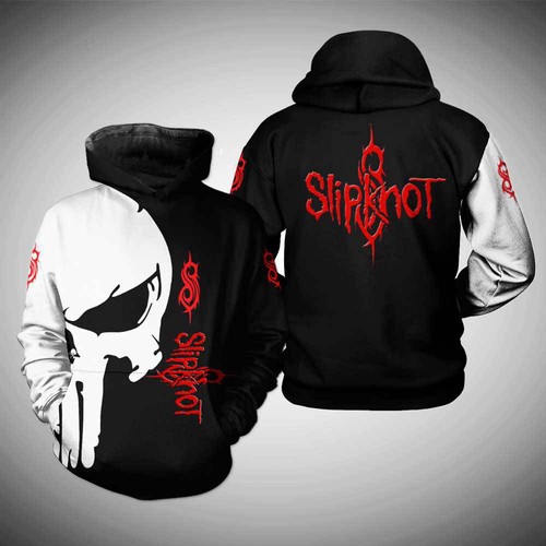 Amazon Sports Team Punisher Skull Slipknot Hoodie 3D 7 Amazon Sports Team Punisher Skull Slipknot Hoodie 3D