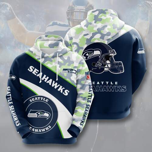 Amazon Sports Team Seattle Seahawks Hoodie 3D
