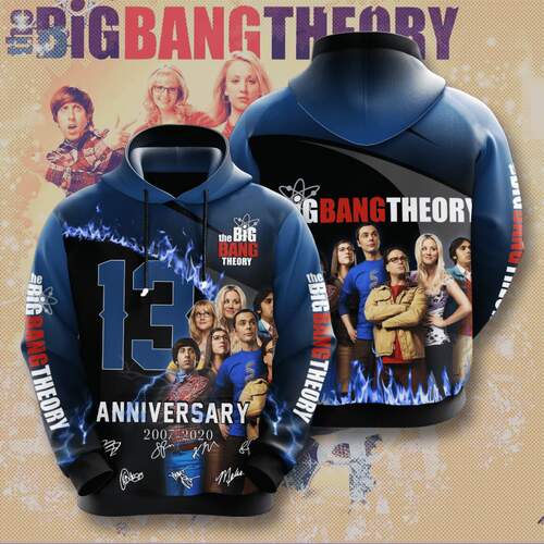 Amazon Sports Team The Big Bang Theory Movie Character Anniversary Hoodie 3D 3 Amazon Sports Team The Big Bang Theory Movie Character Anniversary Hoodie 3D