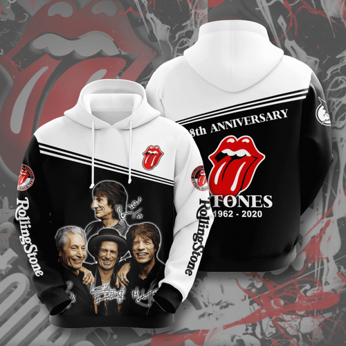 Amazon Sports Team The Rolling Stones Hoodie 3D