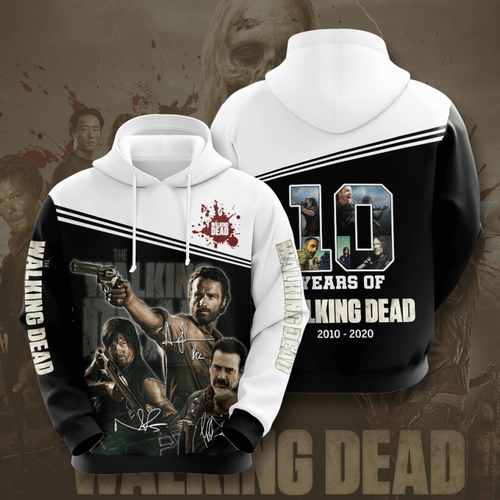 Amazon Sports Team The Walking Dead Movie Character Anniversary Hoodie 3D 11 Amazon Sports Team The Walking Dead Movie Character Anniversary Hoodie 3D