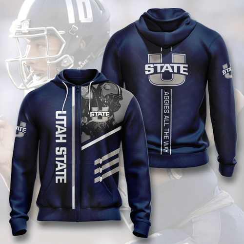 Amazon Sports Team Utah State Aggies Hoodie 3D