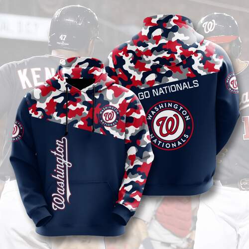 Amazon Sports Team Washington Nationals Hoodie 3D 8 Amazon Sports Team Washington Nationals Hoodie 3D