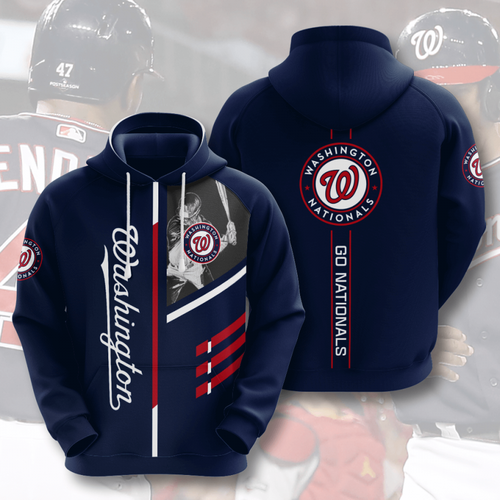 Amazon Sports Team Washington Nationals Hoodie 3D