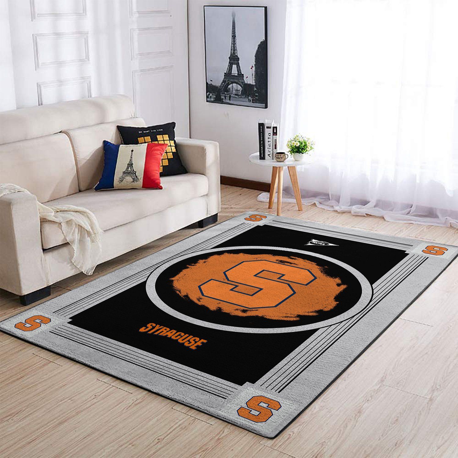 Amazon Syracuse Orange Living Room Area Rug