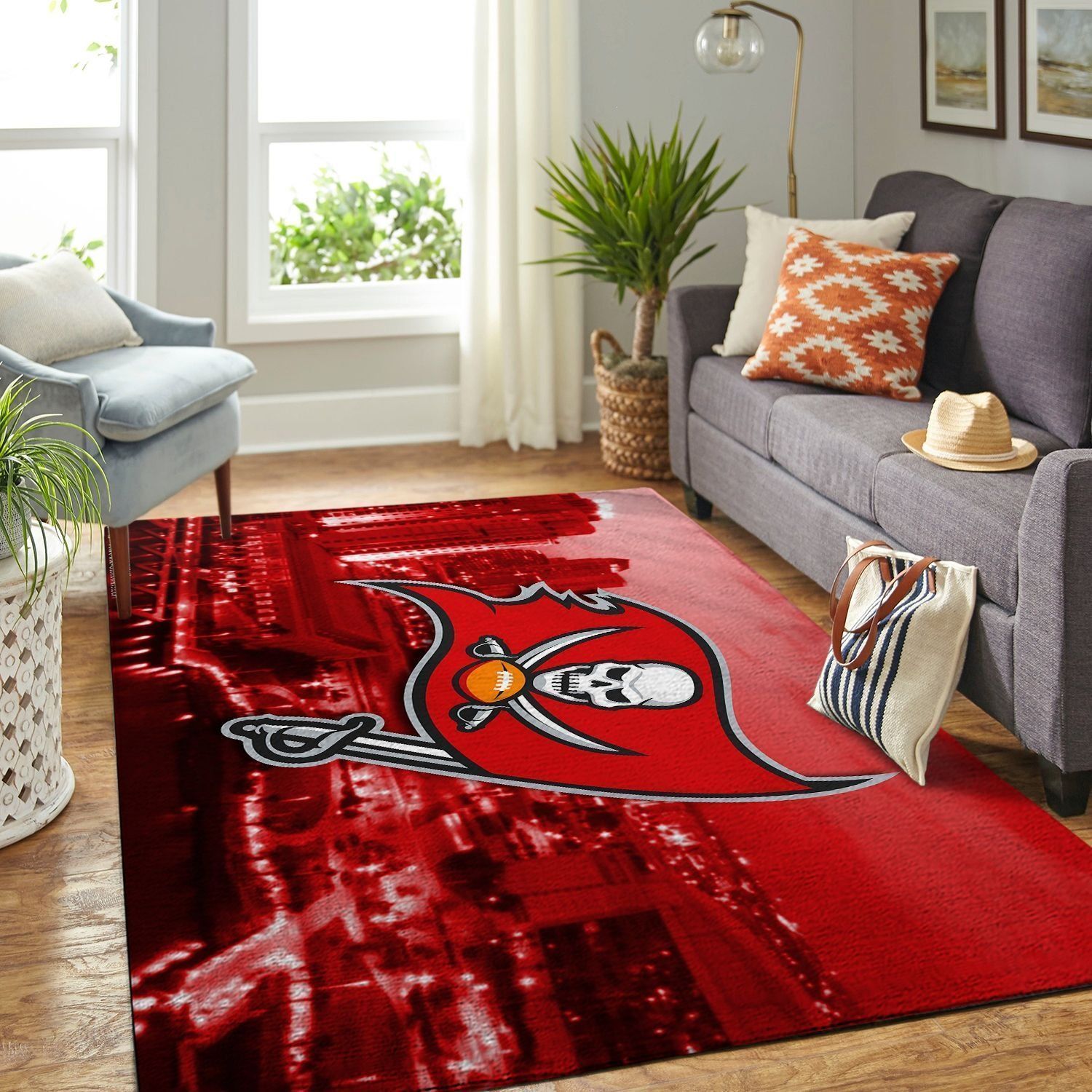 Amazon Tampa Bay Buccaneers Living Room Area Rug