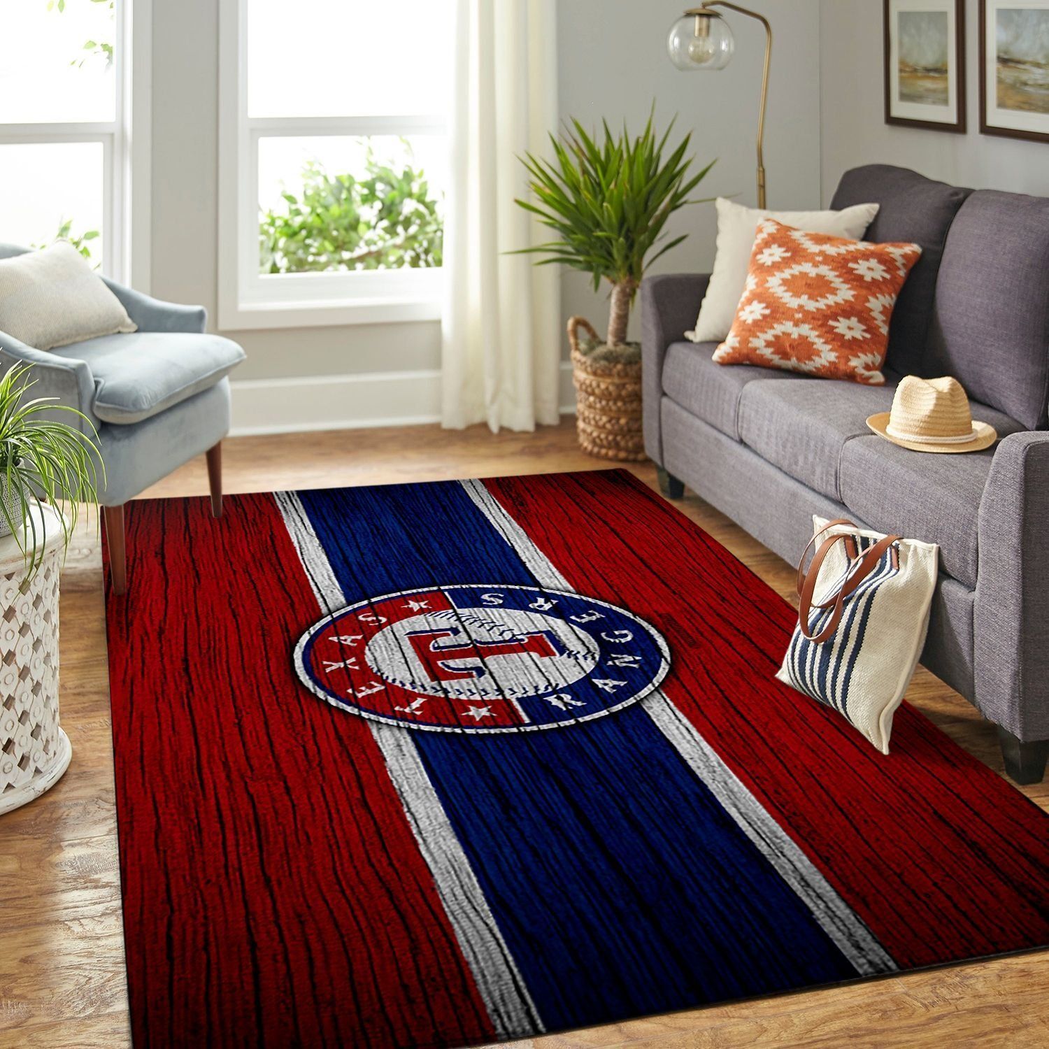 Amazon Texas Rangers Living Room Area Rug