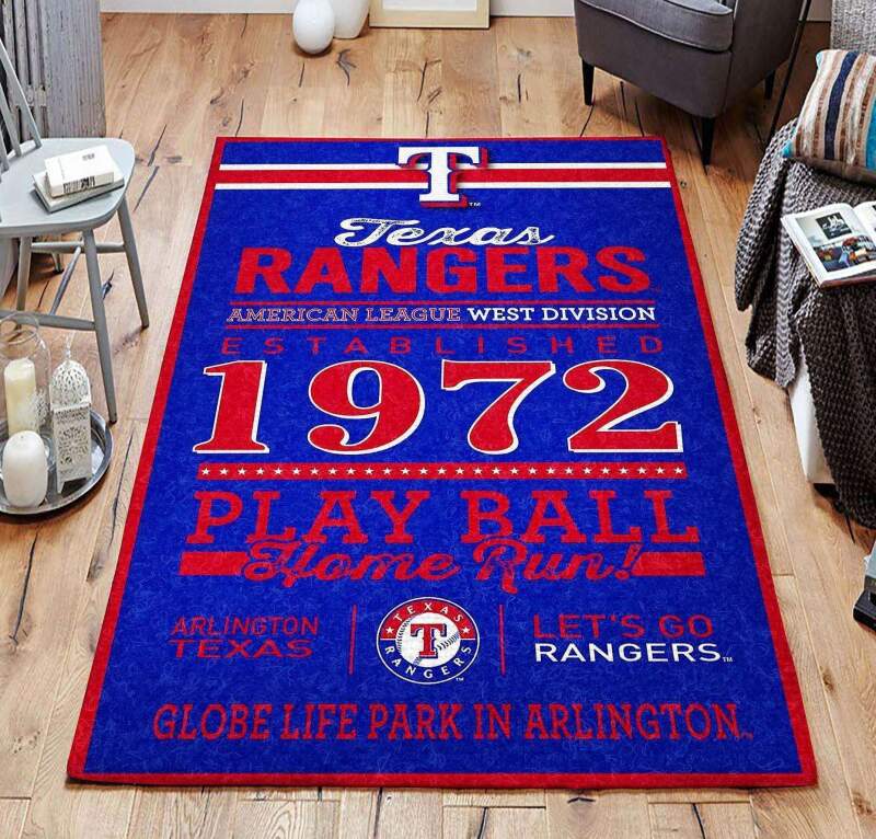 Amazon Texas Rangers Living Room Area Rug