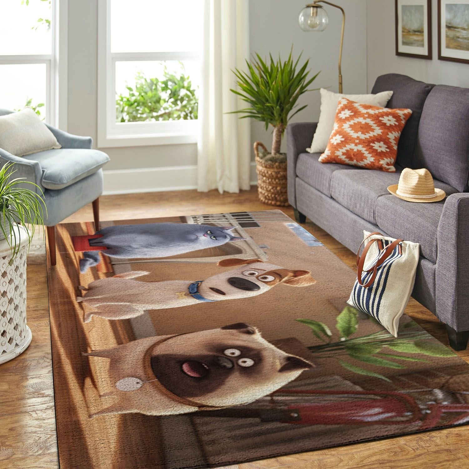 Amazon The Secret Life Of Pets2- Living Room Area Rug