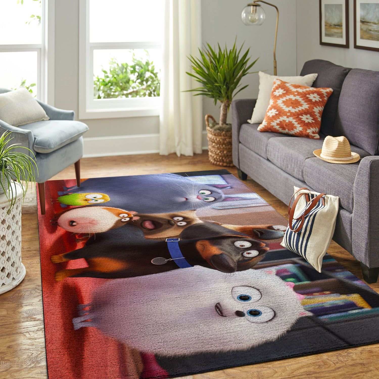 Amazon The Secret Life Of Pets2- Living Room Area Rug
