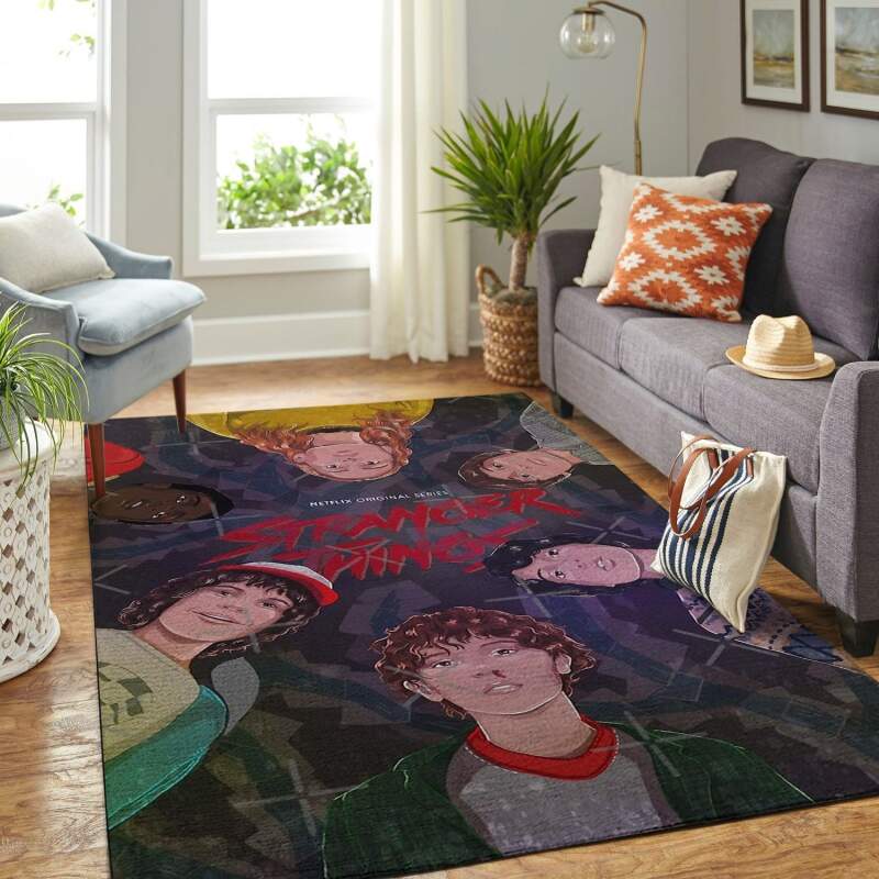 Amazon The Stranger Things- Netflix Teen Movie Living Room Area Rug