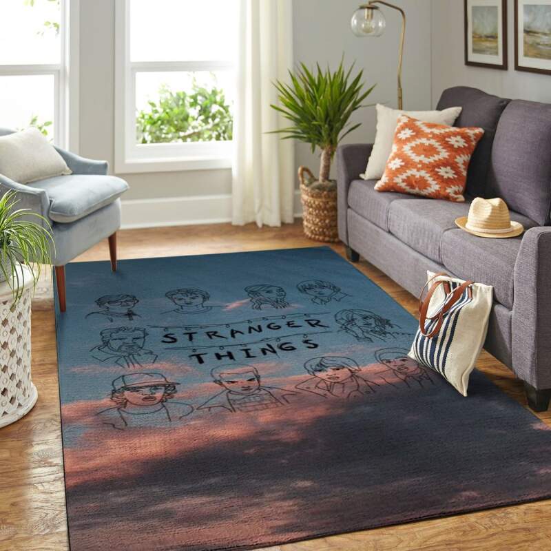 Amazon The Stranger Things- Netflix Teen Movie Living Room Area Rug 2 Amazon The Stranger Things- Netflix Teen Movie Living Room Area Rug