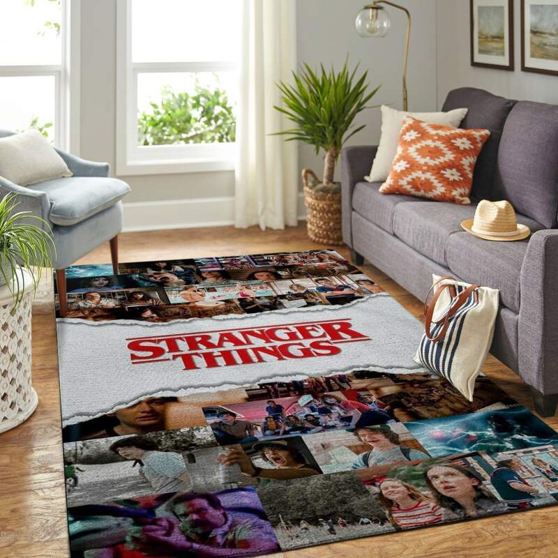 Amazon The Stranger Things- Netflix Teen Movie Living Room Area Rug
