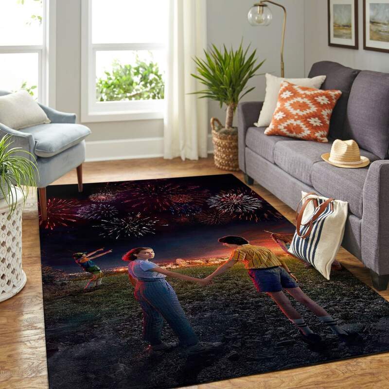 Amazon The Stranger Things- Netflix Teen Movie Living Room Area Rug