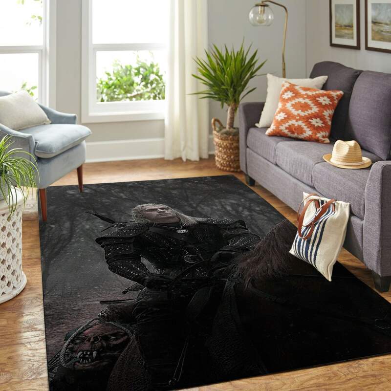 Amazon The Witcher Geralt Netflix Movie Living Room Area Rug 4 Amazon The Witcher Geralt Netflix Movie Living Room Area Rug