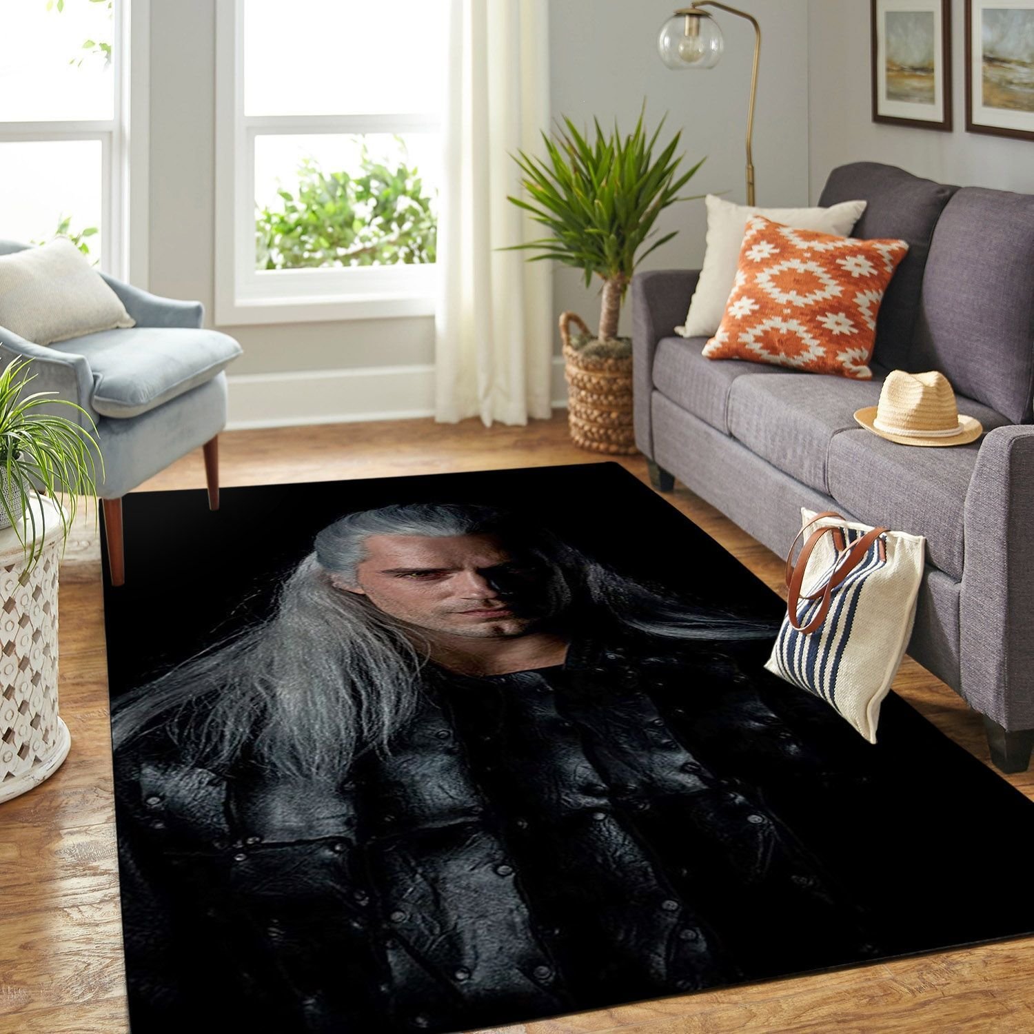 Amazon The Witcher Geralt Netflix Movie Living Room Area Rug