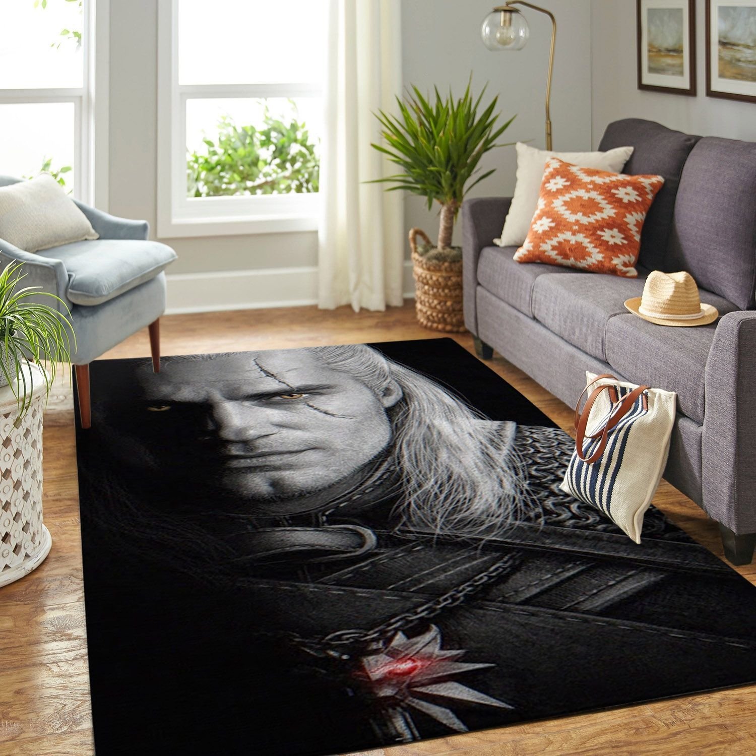 Amazon The Witcher Geralt Netflix Movie Living Room Area Rug