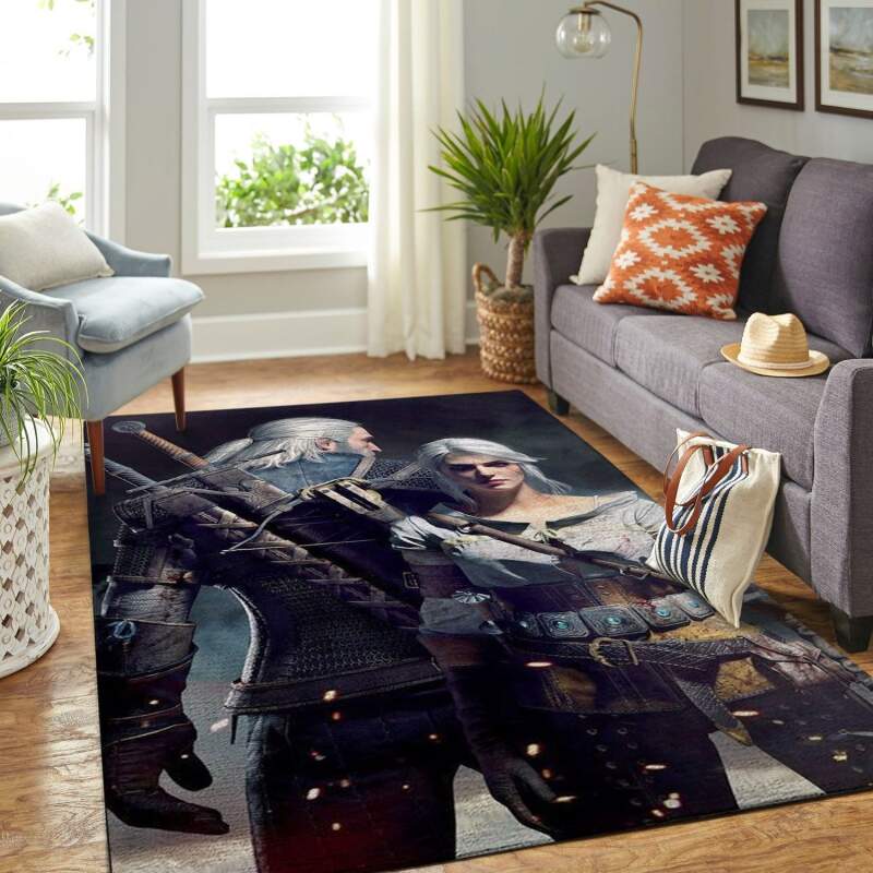 Amazon The Witcher Geralt Netflix Movie Living Room Area Rug